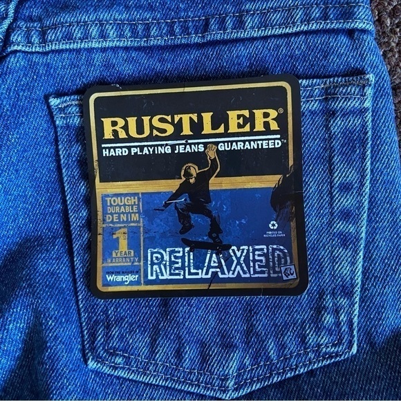 NWT Rustler boy’s relaxed fit. Very durable. Just a great looking pair of jeans. - Picture 7 of 7